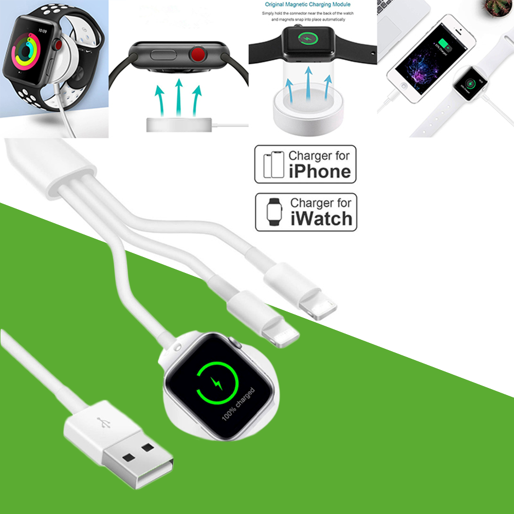 3 in 1 Wireless Charger Quick Charger USB Cable